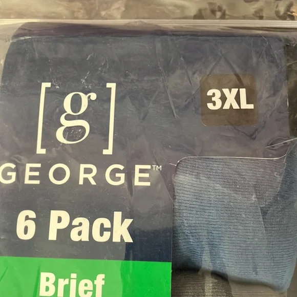 George 6-pack Brief 3XL NWT - Picture 3 of 6